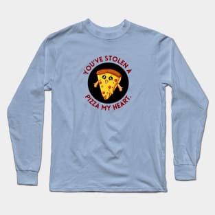 You’ve Stolen A Pizza My Heart | Cute Pizza Pun Long Sleeve T-Shirt